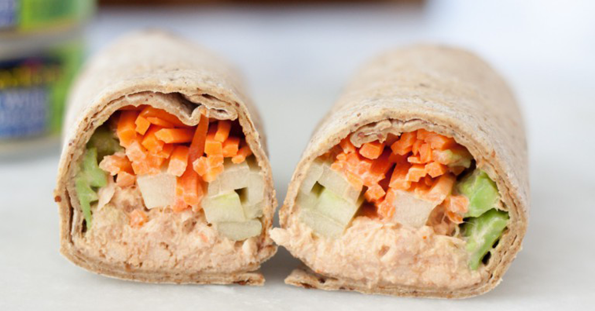 Spicy Tuna Wrap Recipe - Ideal You Weight Loss